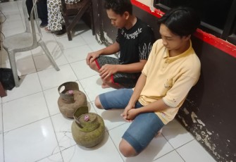 Pelaku pencurian Tabung Gas di ciduk Tim Opsnal Polsek Kampung Melayu