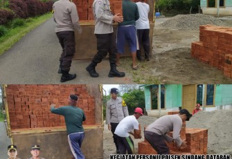 Polsek Sindang Dataran bantu Aktivitas Masyarakat