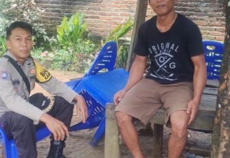 Bhabinkamtibmas Melaksanakan Imbangan Ops Pekat Nala 2023