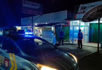 Polsek Lais Laksanakan Patroli Blue Light Cegah Balap Liar