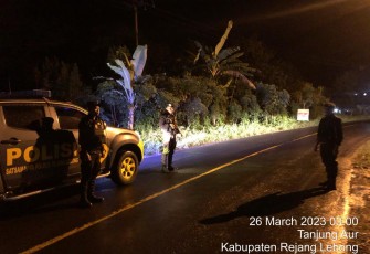 Sat Samapta Polres Rejang Lebong Patroli Rutin Dijalur Lintas