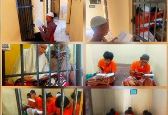 Selawatan dan One Day One Juz Al-Quran Para Tahanan Polresta Bengkulu 