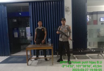 Polsek Putri Hijau Saat Patroli Malam