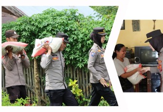 Ramadan Berbagi, Polres Kepahiang Buat Warga Tersenyum dengan Bantuan Sembako