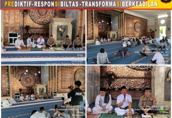 Jumat Curhat, Polresta Buka Layanan Publik di Masjid At Taqwa