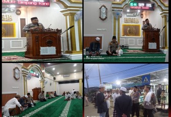 Kapolresta Bengkulu Safari Subuh di Masjid Baitul Makmur 