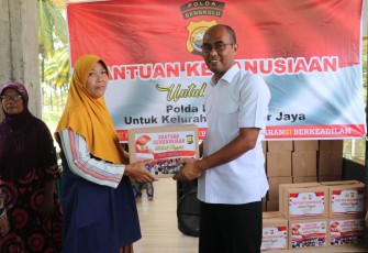 olda Bengkulu Kembali Bagikan Paket Bantuan Kemanusiaan Untuk Negeri