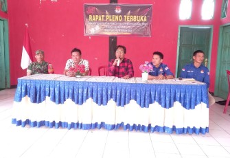 Kanit Intelkam Polsek Lais Hadiri Pleno Terbuka DPHP