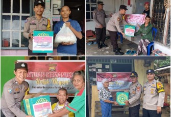 Polresta Bengkulu Distribusikan Bansos ke Warga di 4 Kecamatan Kota Bengkulu