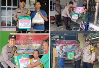 4 Polsek Polresta Bengkulu Kembali Distribusikan Bansos ke Warga yang Membutuhkan