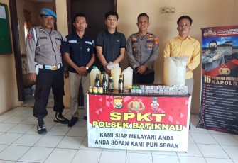 Bulan Ramadhan Polsek Batik Nau Melakukan Operasi Pekat Nala dan Sita Miras