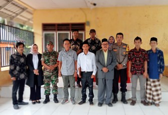 Bhabinkamtibmas Hadiri Pelantikan PAW BPD Lubuk Gedang