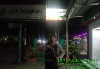 Anggota Polsek Putri Hijau Berikan Pengamanan Objek Vital 