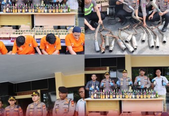 Polresta Bengkulu Rilis Capaian Ops Pekat Nala