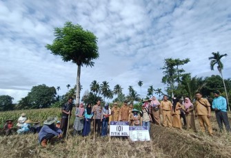 Pastikan Pembangunan Desa Sesuai Aturan Kapolsek Kerkap Turun Kelapangan.