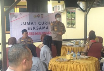 Jumat Curhat Polres Mukomuko Bersama Organisasi Sekolah Kecamatan Ipuh 