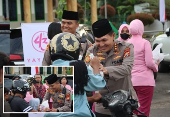 Ramadan, Polresta Bengkulu Berbagi Takjil