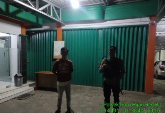 Polsek Putri Hijau Patroli Malam Cegah Terjadinya Tindak Kriminalitas 