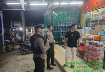 Polsek Putri Hijau Patroli Malam, Cegah Terjadinya Tindak Kriminalitas
