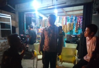 Bhabinkamtibmas Desa Nanjungan Polsek Pino Raya  Sambangi Warganya