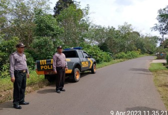 Polsek Kotapadang Patroli Rutin Jalan Lintas Kotapadang-Padang Ulak Tanding