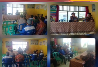 Polsek Muara Bangkahulu Sambangi Kantor Kelurahan Pematang Gubernur dan Beri Imbauan Antisipasi 3C 
