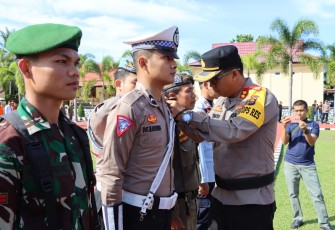 Gelar Apel Gabungan Ops Ketupat Nala 2023, Polres Mukomuko Siapkan 3 Pos Pengamanan dan 2 Pos Pelayanan 