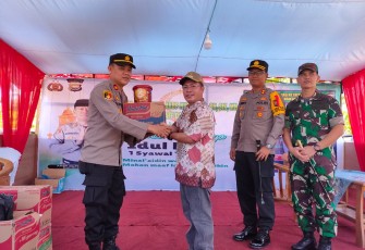 Kapolres Mukomuko dan Bupati Cek Pos Pengamanan Idulfitri