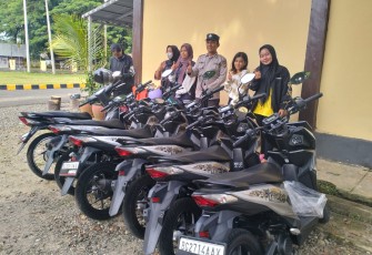 Polsek Lais Buka Pelayanan Titipan Motor Gratis