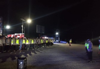 Polres Seluma Gelar Apel Pengamanan Malam Takbiran