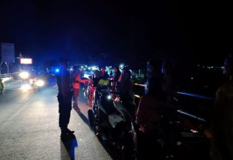 Malam Takbiran, Polsek Lais Laksanakan Pengamanan