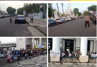 Polresta Bengkulu Terjunkan Ratusan Personel Amankan Salat Idulfitri