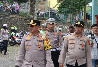 Libur Lebaran, Kapolres Rejang Lebong Cek Objek Wisata 