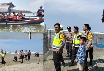 Kapolres Seluma Cek Objek Wisata Pantai dan Muara Cemoro Sewu