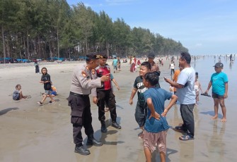 Patroli Tempat Wisata, Sat Samapta Polres Mukomuko Ciptakan Kondusifitas Wilayah
