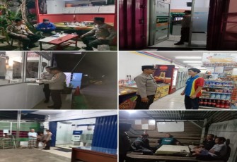 Ciptakan Kamtibmas Kondusif, Polsek Kampung Melayu Patroli Malam
