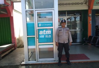 Hari Pertama Buka, Polsek Lais Sambangi Bank