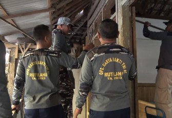 Ratusan Rumah Tidak Layak Huni Jadi Sasaran Renovasi TNI AL dan Pemprov Jatim