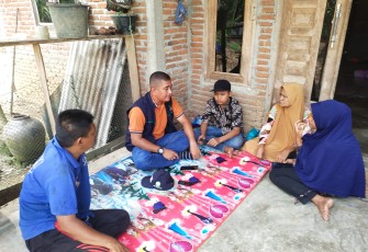 TKSK Aceh Timur Kunjungi Anak Yatim Piatu Menderita Sakit Tomor Ganas 