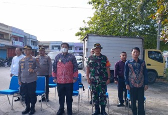 Bupati Samosir saat Hadiri Apel Kesiapan Petugas Pantarlih