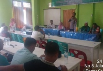 Polsek Padang Bolak Hadiri Mini Loka Karya Lintas Sektoral