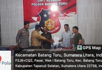 Polsek Batang Toru Damaikan Kasus Pengancaman 