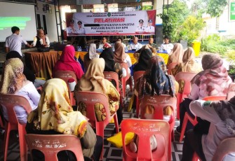 Kader Pembangunan Manusia (KPM) terkait permasalahan gizi buruk pada Balita, pemerintah desa Ponoragan menggelar Pelatihan Peningkatan Kapasitas Posyandu Balita dan KPM yang diadakan Posyandu Melati Putih desa Ponoragan kecamatan Loa Kulu Mabupaten Kutai Kartanegara (Kukar), Selasa (19/12/2023)