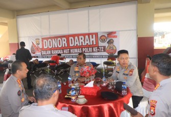 Polda Bengkulu dan Polres Jajaran Gelar Donor Darah 