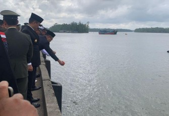 Upacara Tabur Bunga Dalam Peringatan HUT RI Ke-78 Tahun 2023