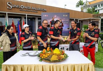 Dubes RI Untuk Kamboja perayaan HUT Ke-78 TNI Bersama Diaspora Indonesia 