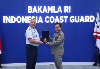 Bakamla RI saat Terima Kunjungan US Coast Guard Bahas Hibah Drone