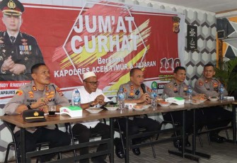 Jumat Curhat Polres Aceh Timur