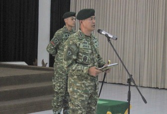Komandan Resimen Armed 2/PY/2 Kostrad Kolonel Arm Joko Setiyo K, M.Si (Han)
