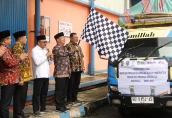 Pemprov Bengkulu Salurkan Beras Bantuan